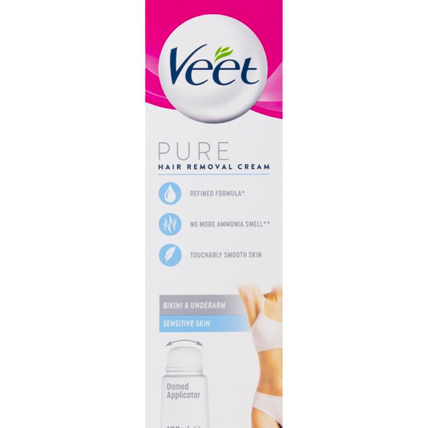 Veet Pure Hair Removal Cream Bikini Underarms