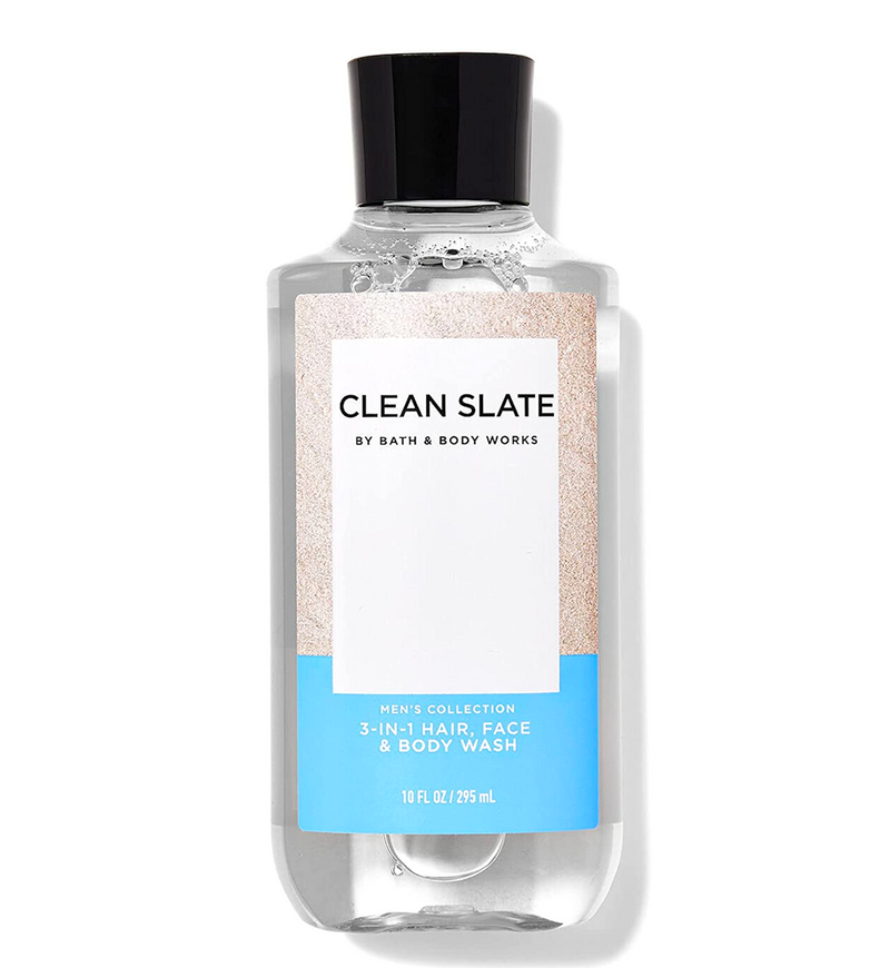 Bath & Body Works Clean Slate Men's Collection 3-in-1 Hair, Face & Body Wash