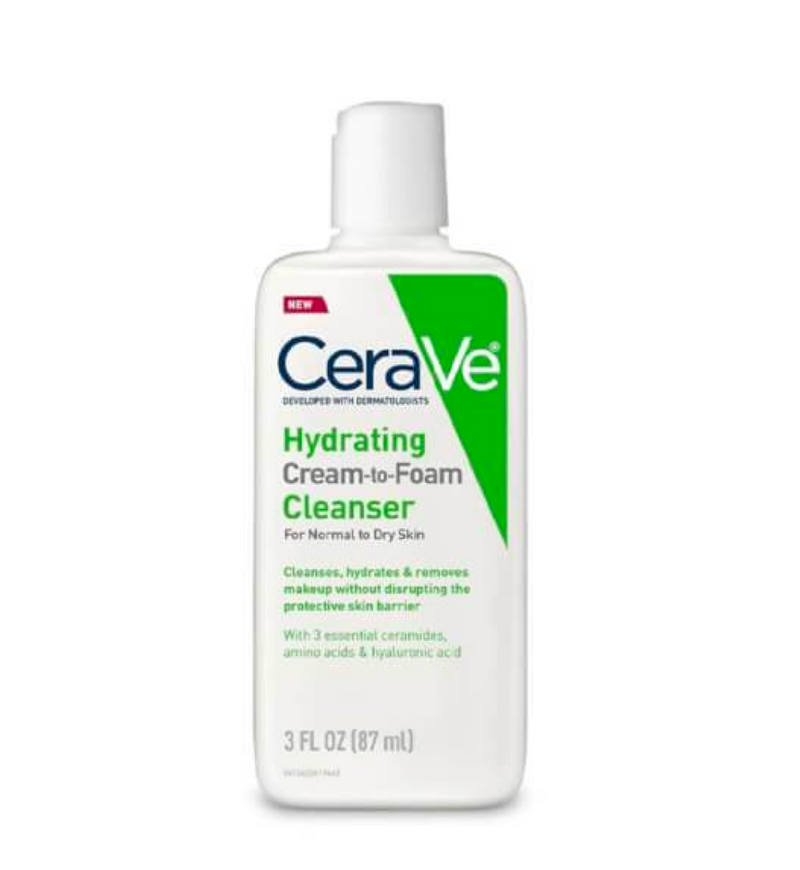 CeraVe Hydrating Cream to Foam Cleanser