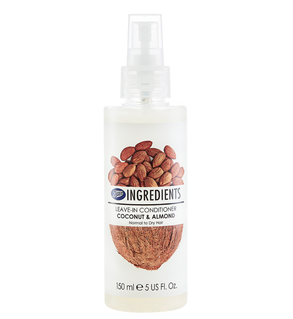 Boots Ingredients Leave-In Conditioner Coconut & Almond