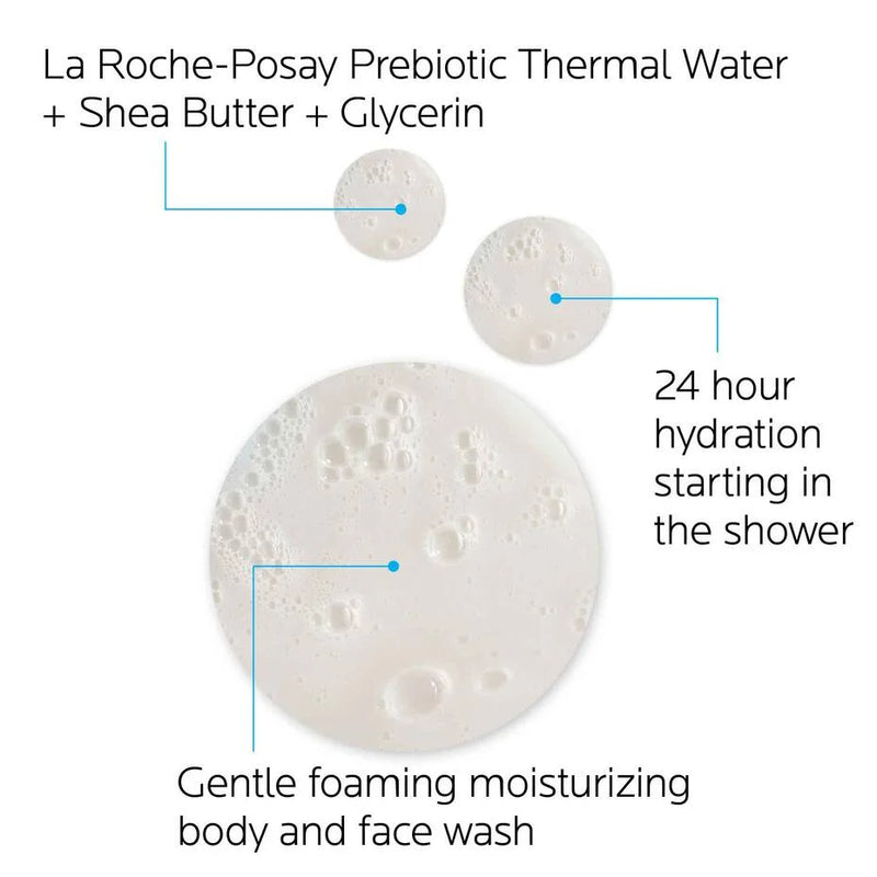 La Roche-Posay Lipikar Wash AP+ Gentle Foaming Moisturizing Body & Face Wash